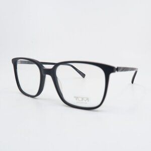 Tumi VTU519 0531 52mm Matte Black Square, New Men's Eyeglasses Frames.